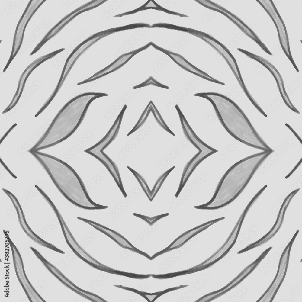 Seamless Zebra Pattern. Watercolor Animal Fur. Seamless Zebra Pattern. Watercolor Animal Fur.