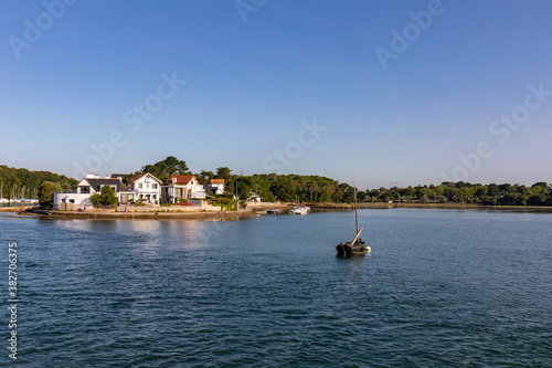 Conleau beach, Vannes - Gulf of Morbihan, Brittany, France photo