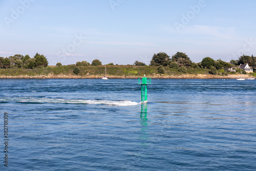 Strength of the tide - Gulf of Morbihan, Brittany, France
