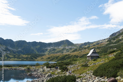 mountain landskape, Dolina Pięciu Stawów Polskich, Tatra Mountains, Five Lakes Valley in september