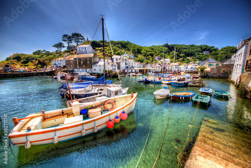From the Fishing Port of Polperro, Cornwall photo