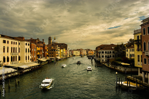 Barcas en Venecia