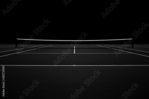 Tennis court at night © Ian