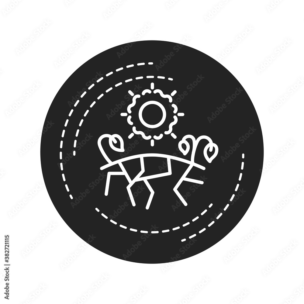 Drought black glyph icon. A continuous period of dry weather. An area gets less than its normal amount of rains. Pictogram for web page, mobile app, promo. UI UX GUI design element. Drought black glyph icon. A continuous period of dry weather. An area gets less than its normal amount of rains. Pictogram for web page, mobile app, promo. UI UX GUI design element.
