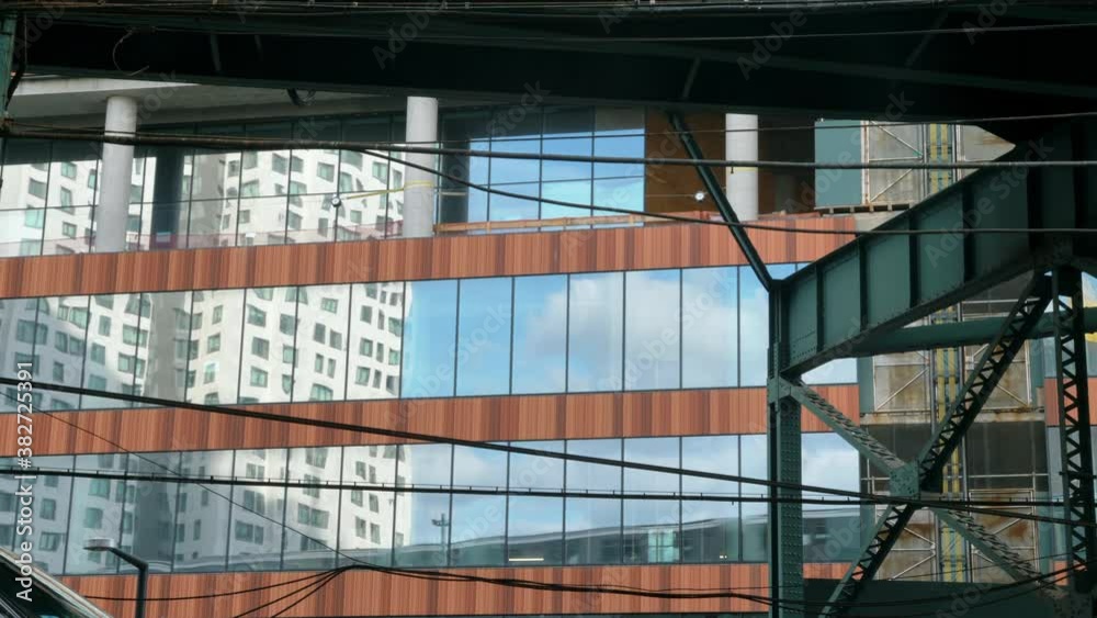 Medium, glass exterior of a Long Island City skyscraper, USA Medium, glass exterior of a Long Island City skyscraper, USA