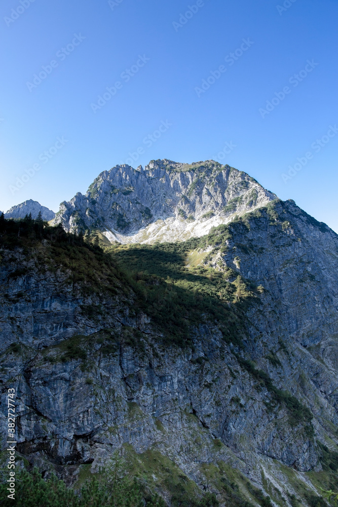 travel germany and bavaria, Rubihorn at a sunny bright day with no clouds, Allgäu, Bavaria, Germany