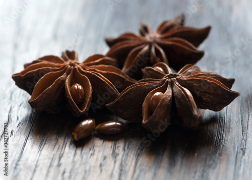 star of anise and seeds