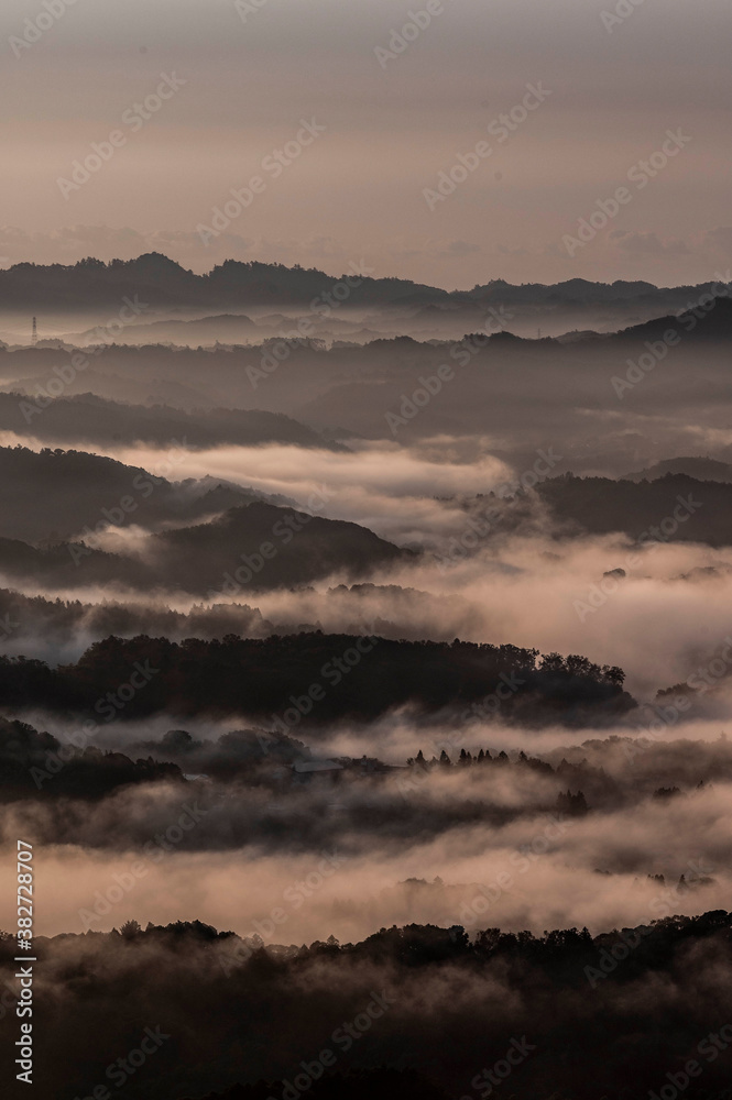 Fototapeta premium 朝焼けの雲海