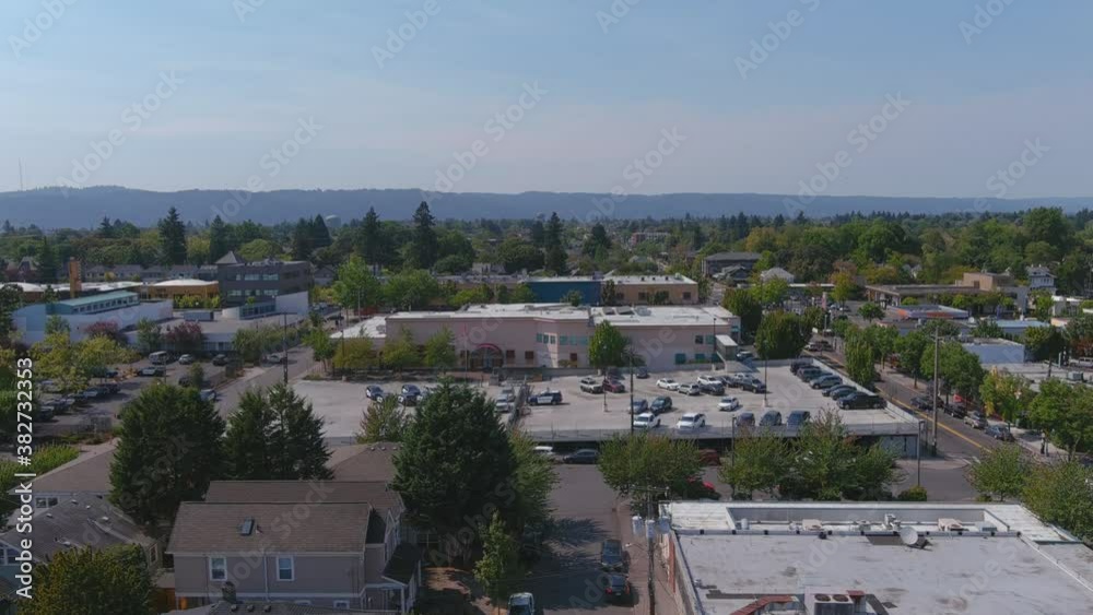 Portland Police North Precinct during BLM Protests in Portland Oregon