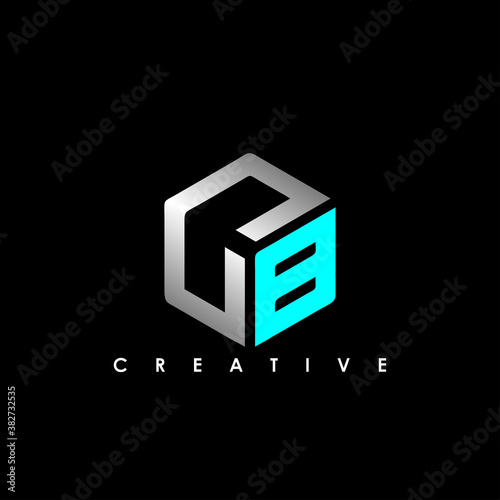 CB Letter Initial Logo Design Template Vector Illustration
