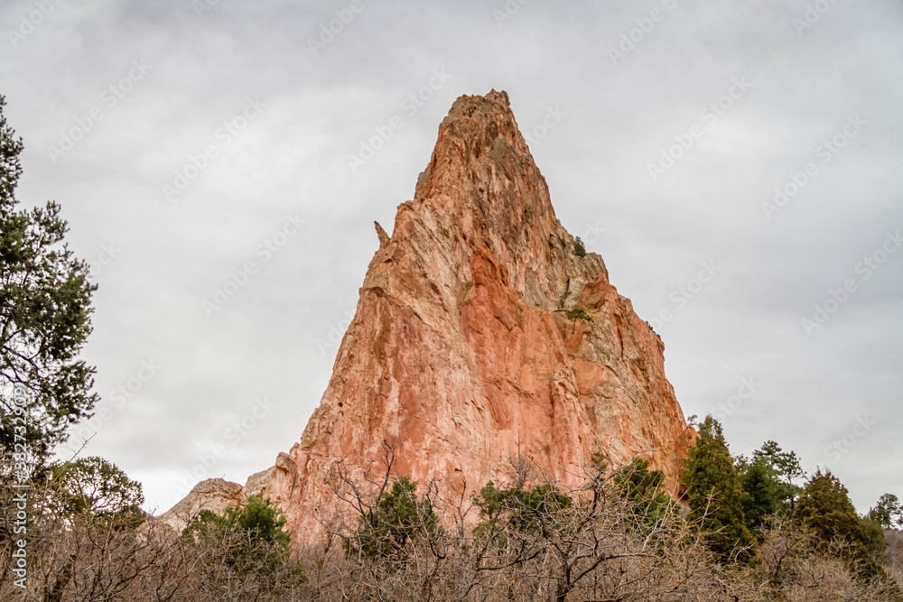 red rock formations