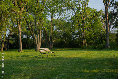 Evening in Phantom Glen Park, Mukwonago, Wisconsin, USA