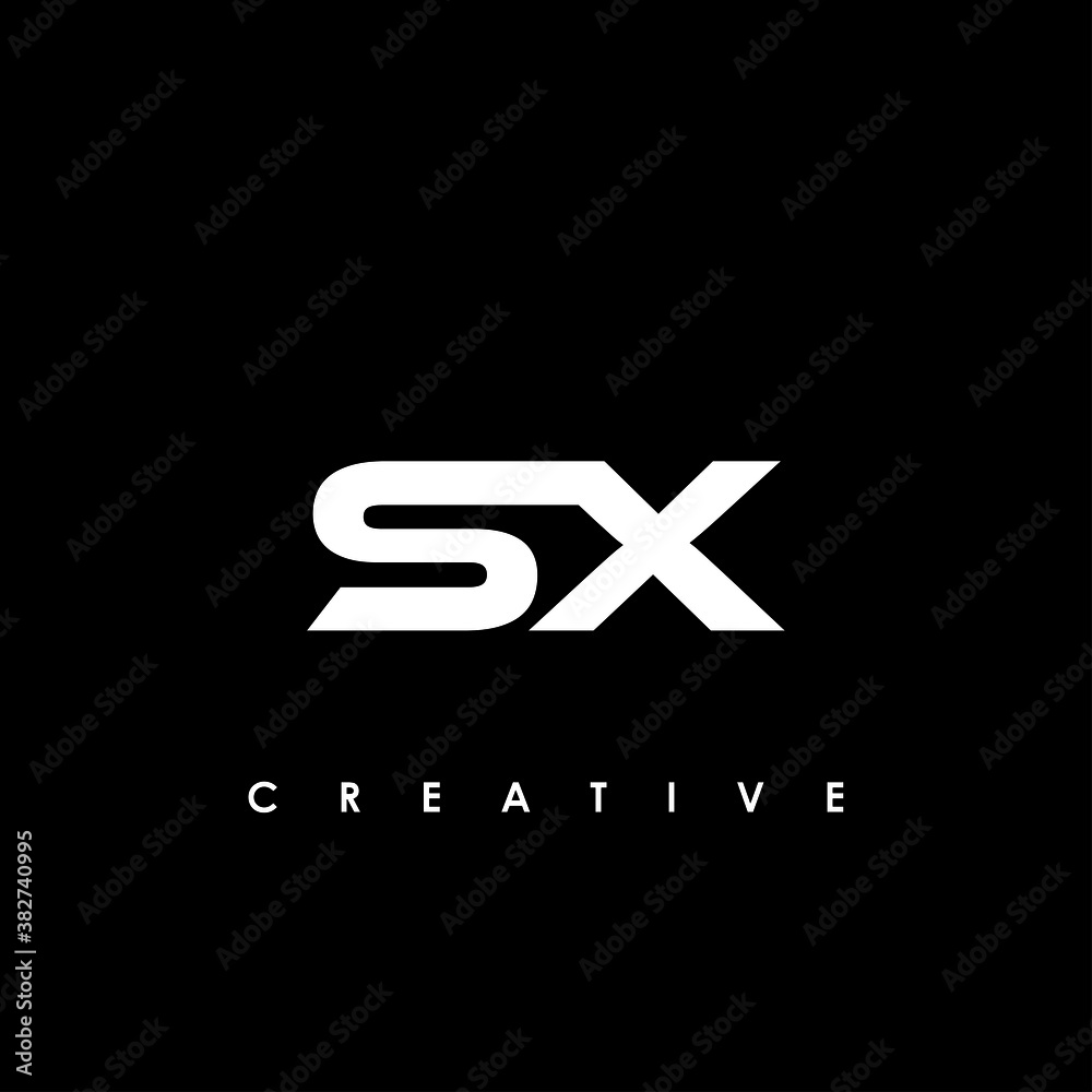 SX Letter Initial Logo Design Template Vector Illustration SX Letter Initial Logo Design Template Vector Illustration
