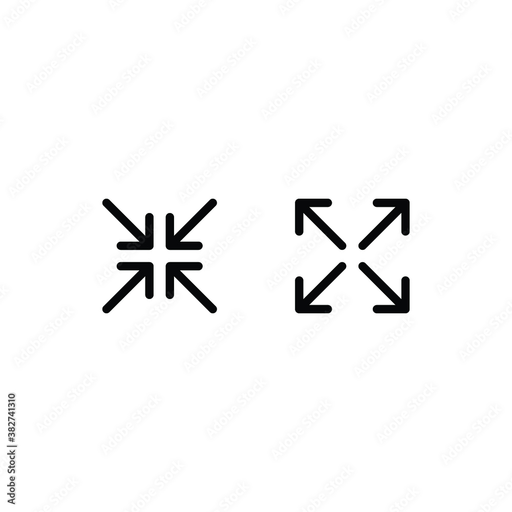 Maximize, Minimize, Scale Icon Logo Illustration Vector Isolated. Arrow and Navigation Icon-Set. Suitable for Web Design, Logo, App, and UI. Editable Stroke and Pixel Perfect. EPS 10. Maximize, Minimize, Scale Icon Logo Illustration Vector Isolated. Arrow and Navigation Icon-Set. Suitable for Web Design, Logo, App, and UI. Editable Stroke and Pixel Perfect. EPS 10.