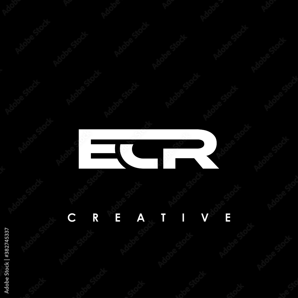 ECR Letter Initial Logo Design Template Vector Illustration ECR Letter Initial Logo Design Template Vector Illustration