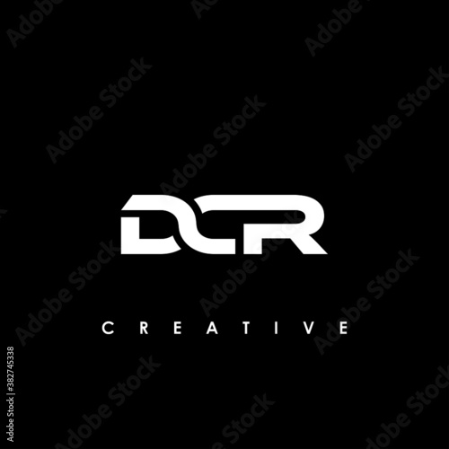 DCR Letter Initial Logo Design Template Vector Illustration photo