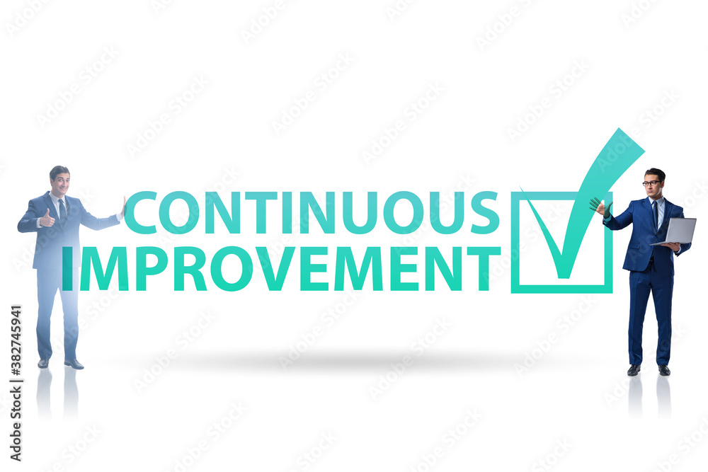 Continuous improvement concept in business Continuous improvement concept in business