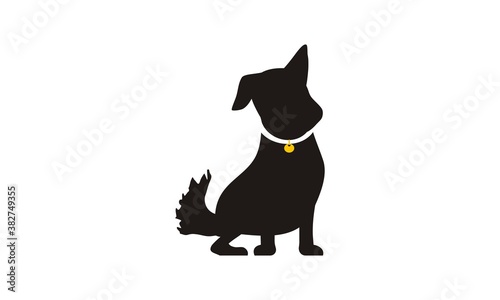 dog logo design template vector illustration © eborigin