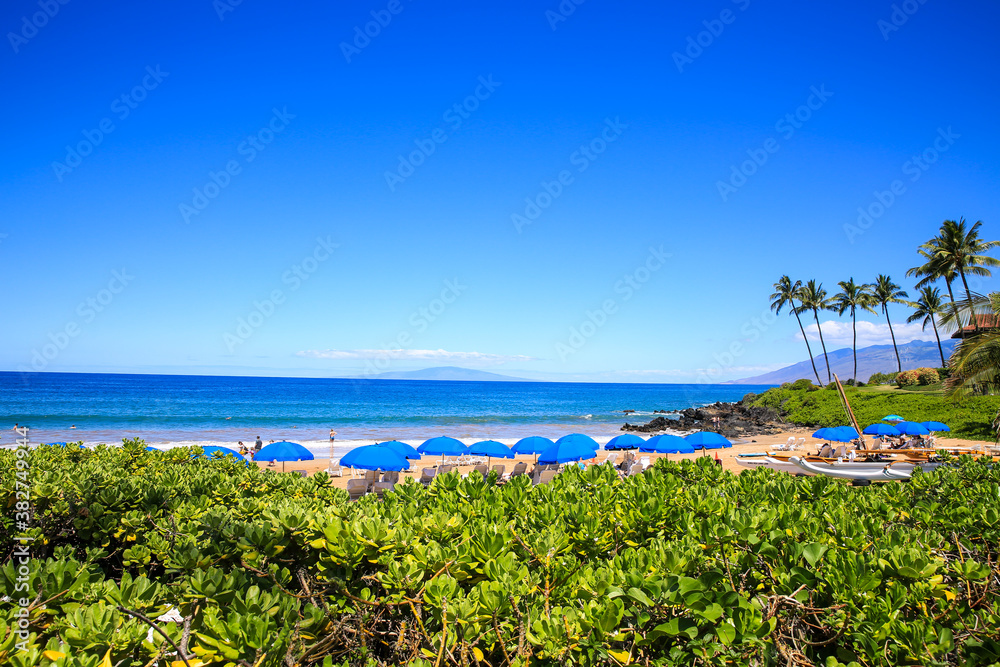 Resort by the sea, Maui, Hawaii