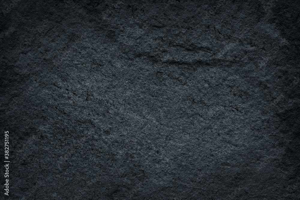 Fototapeta premium Black gray dark slate stone texture abstract background