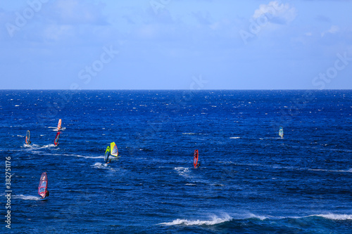 Windsurfing, Hookipa Beach Park, Maui, Hawaii