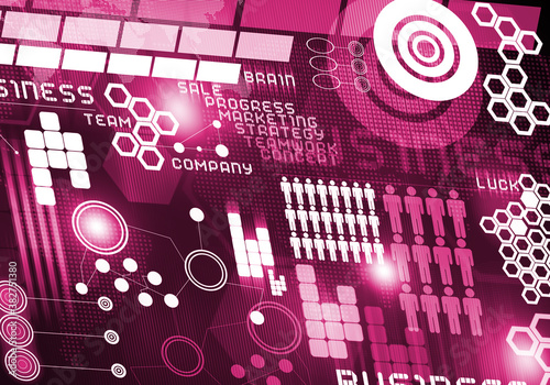 Digital business background