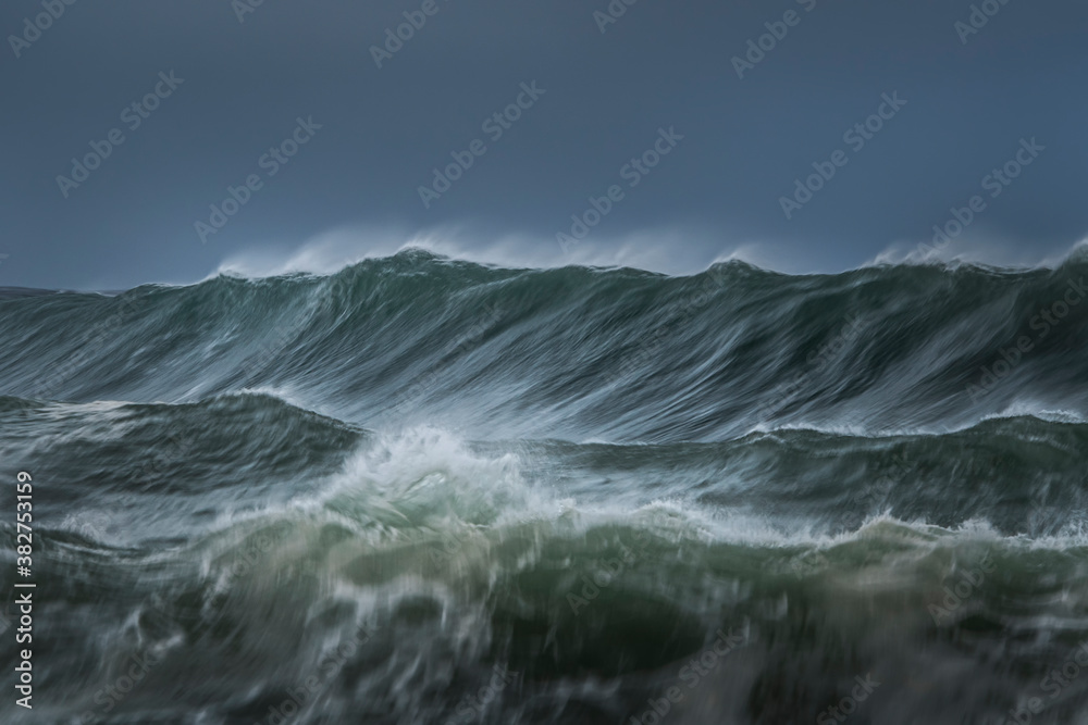 Motion blur photo of a large wave, Sydney Australia