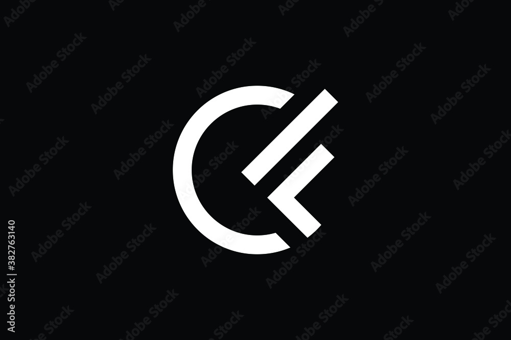 Minimal Innovative Initial CF logo and FC logo. Letter C F FC CF creative elegant Monogram. Premium Business logo icon. White color on black background Minimal Innovative Initial CF logo and FC logo. Letter C F FC CF creative elegant Monogram. Premium Business logo icon. White color on black background