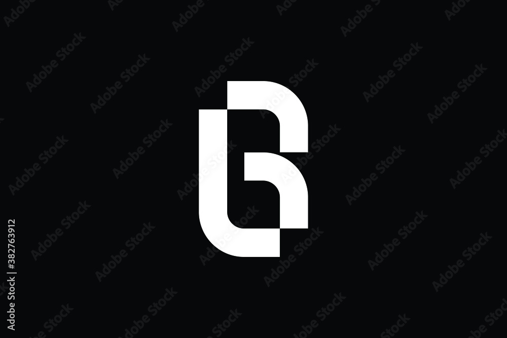 Minimal Innovative Initial LR logo and RL logo. Letter R L LR RL creative elegant Monogram. Premium Business logo icon. White color on black background