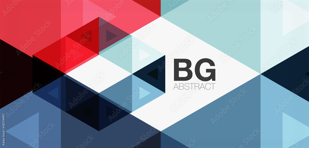 Mosaic triangle pattern abstract background for cover, banner, flyer and poster and other template Mosaic triangle pattern abstract background for cover, banner, flyer and poster and other template