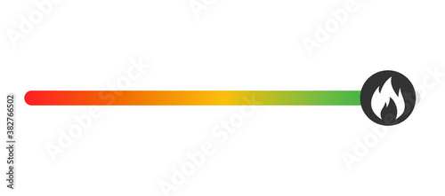Customer icon emotions satisfaction meter with different symbol on white background