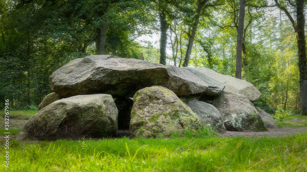 Megalith D8 in the forest of Drenthe Megalith D8 in the forest of Drenthe