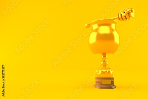 Honey jar golden trophy