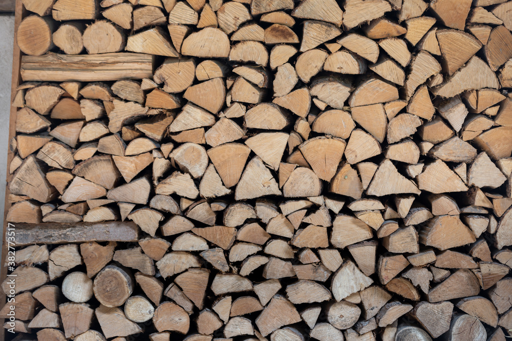 woodpile for fireplace, background of firewood woodpile for fireplace, background of firewood