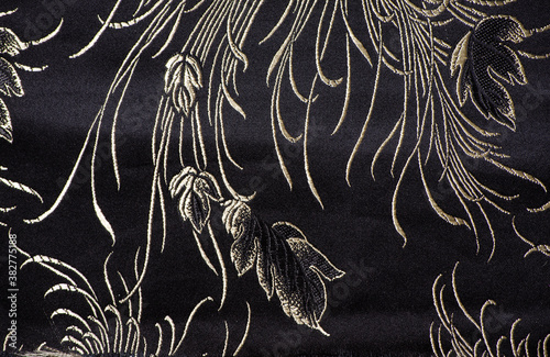 Obraz na plátně luxury brocade fabric detail