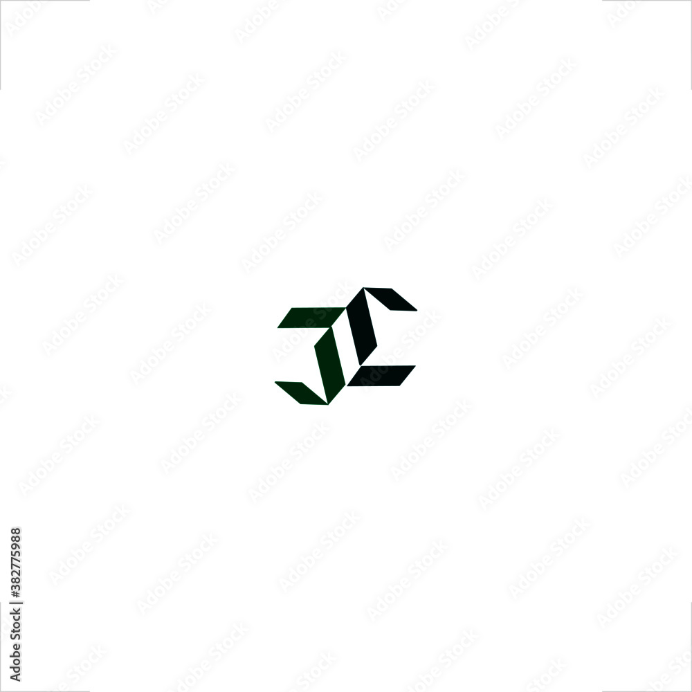 abstract shape initial JL letter logo design abstract shape initial JL letter logo design
