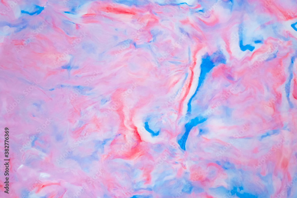 Paint strokes, abstract painted background, white, red and blue tones, tricolor