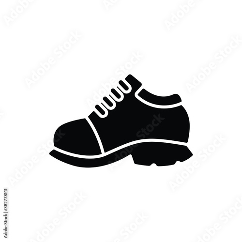 Kid shoe icon vector isolated on white, logo sign and symbol.	