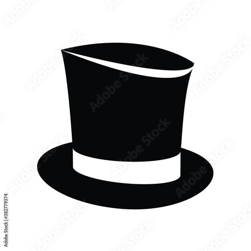 Steampunk top hat icon