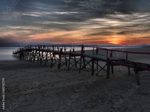 Sunset from then jetty.