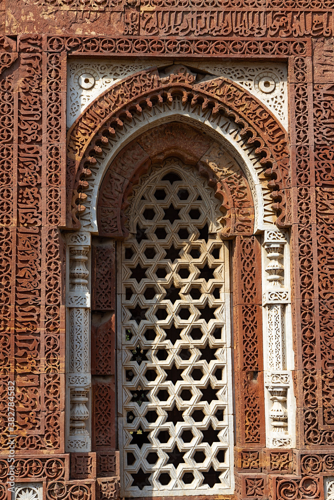 An old ancient architectural entrance during Mugal era in India
