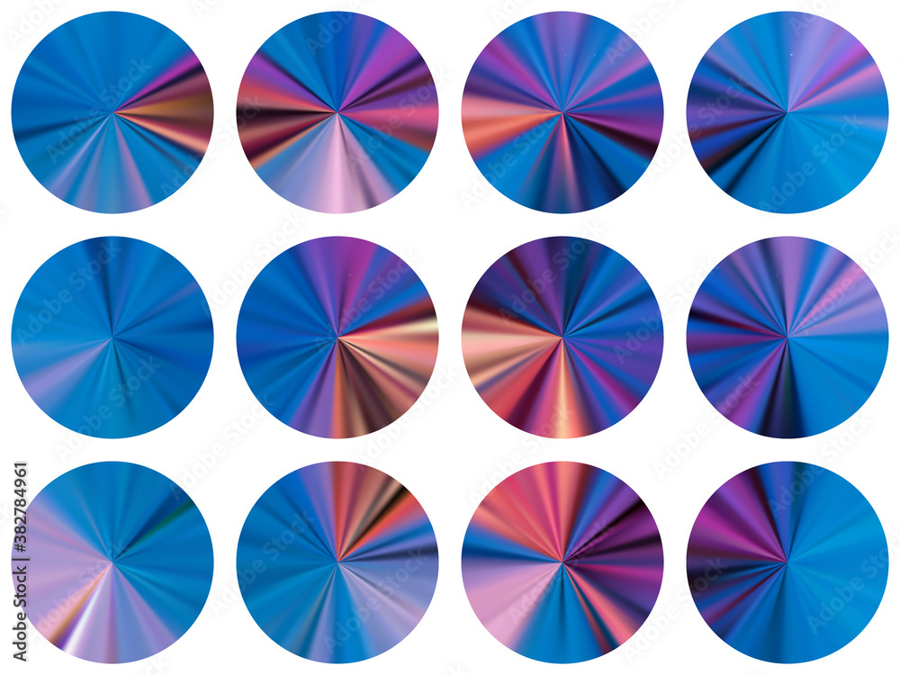 round metallic gradient ui button elements vector round metallic gradient ui button elements vector