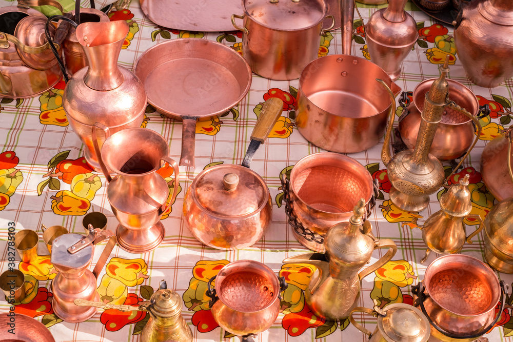 copper pots at the gypsy fair copper pots at the gypsy fair