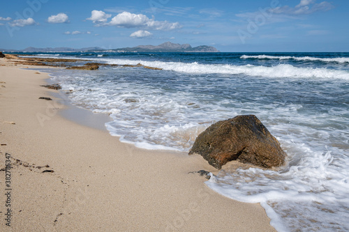 Na Patana beach, municipality of Santa Margalida, Bahía de Alcudia, Mallorca, Spain photo