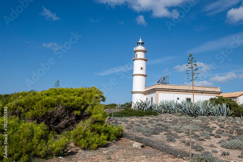 Cape Salines lighthouse, Santanyi, Mallorca, Spain