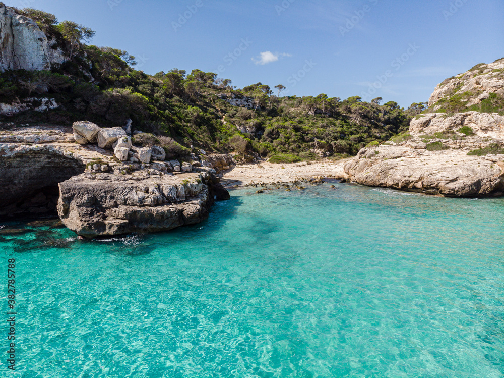 Cala Màrmols, ,Santanyi coast, Mallorca, Spain Cala Màrmols, ,Santanyi coast, Mallorca, Spain