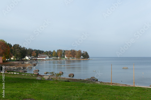 Beach in Kasmu village, Estonia photo