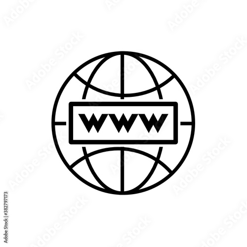nternet. go to website symbol icon illustration