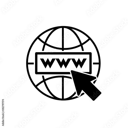 nternet. go to website symbol icon illustration
