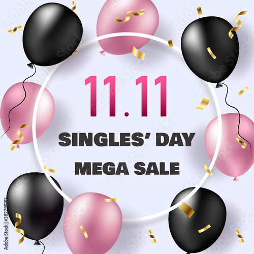 November 11 Singles Day Sale. photo